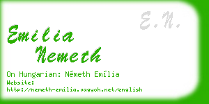 emilia nemeth business card