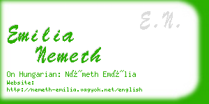 emilia nemeth business card